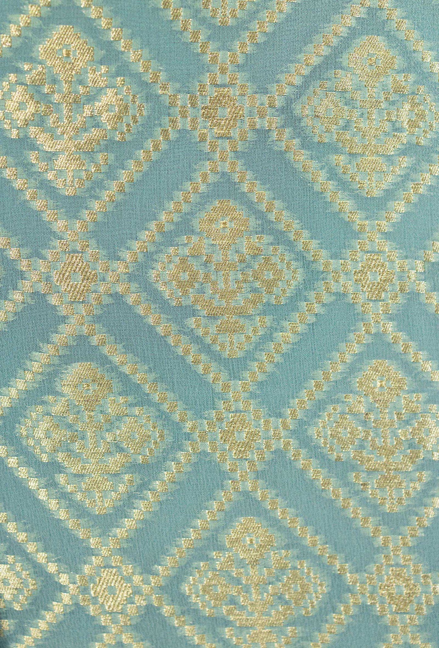 Powder Blue Georgette Suit Set