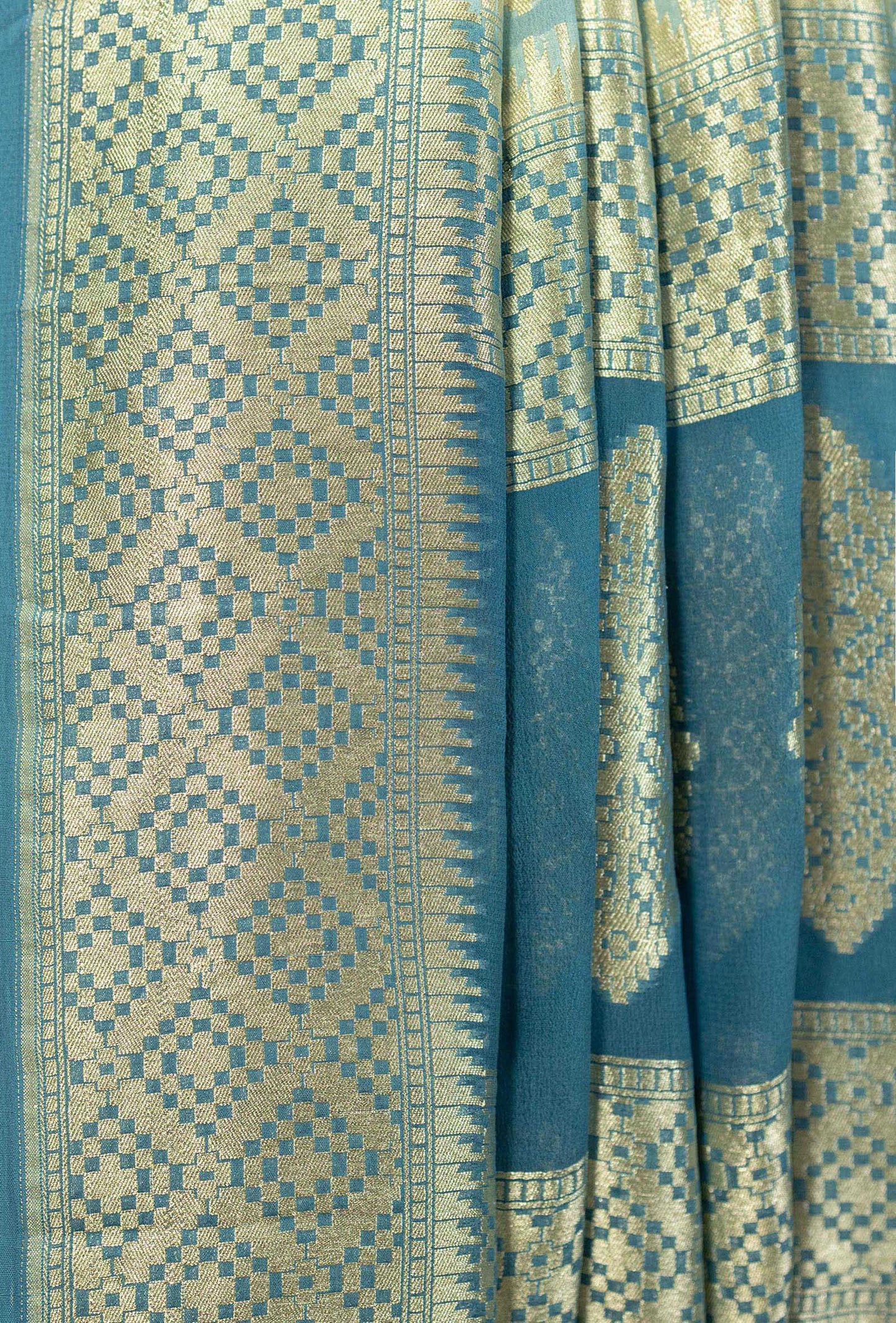 Powder Blue Georgette Suit Set