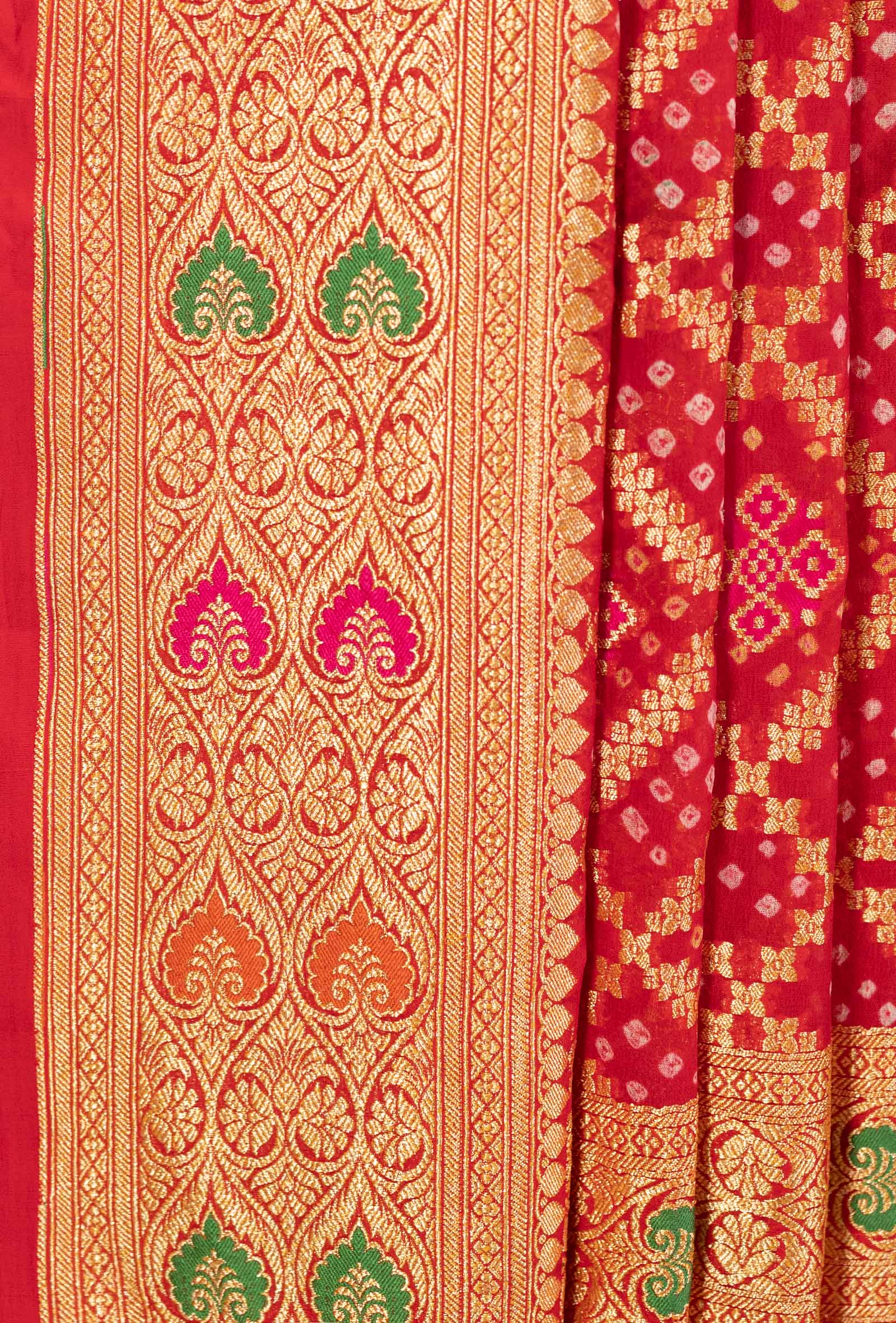 Red Elegance Georgette Kurta Set