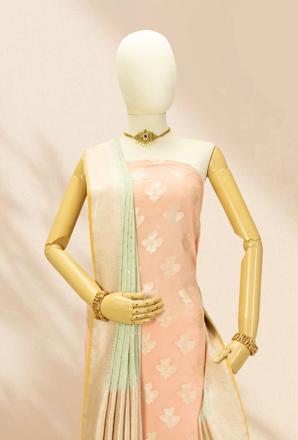 Evergreen Georgette Suit Set