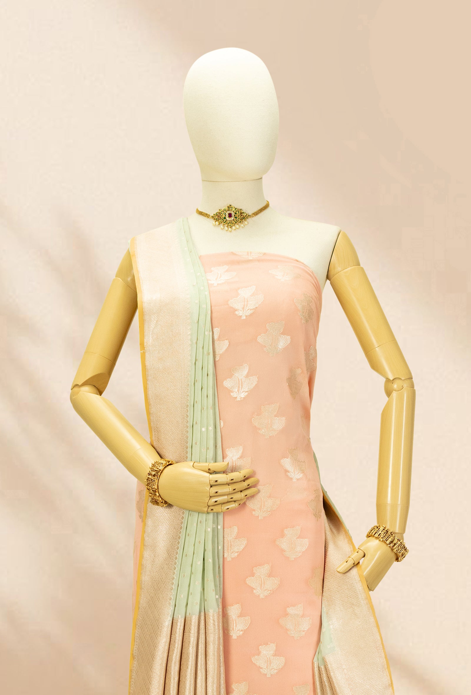Evergreen Georgette Suit Set