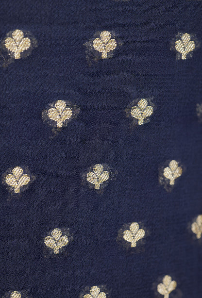 Navy Grace Georgette Suit Set