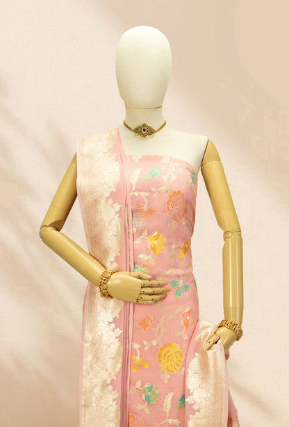 Baby Pink Georgette Suit Set