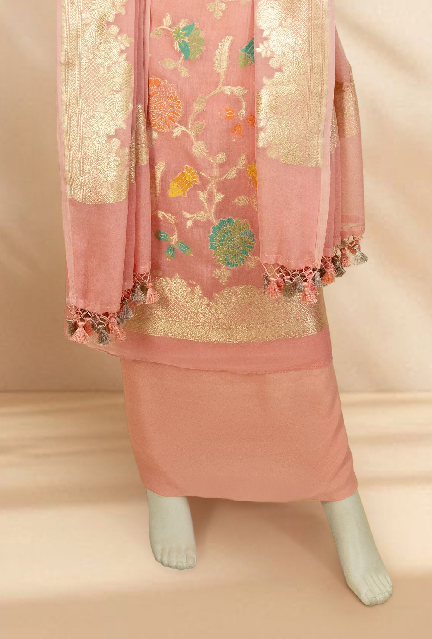 Baby Pink Georgette Suit Set