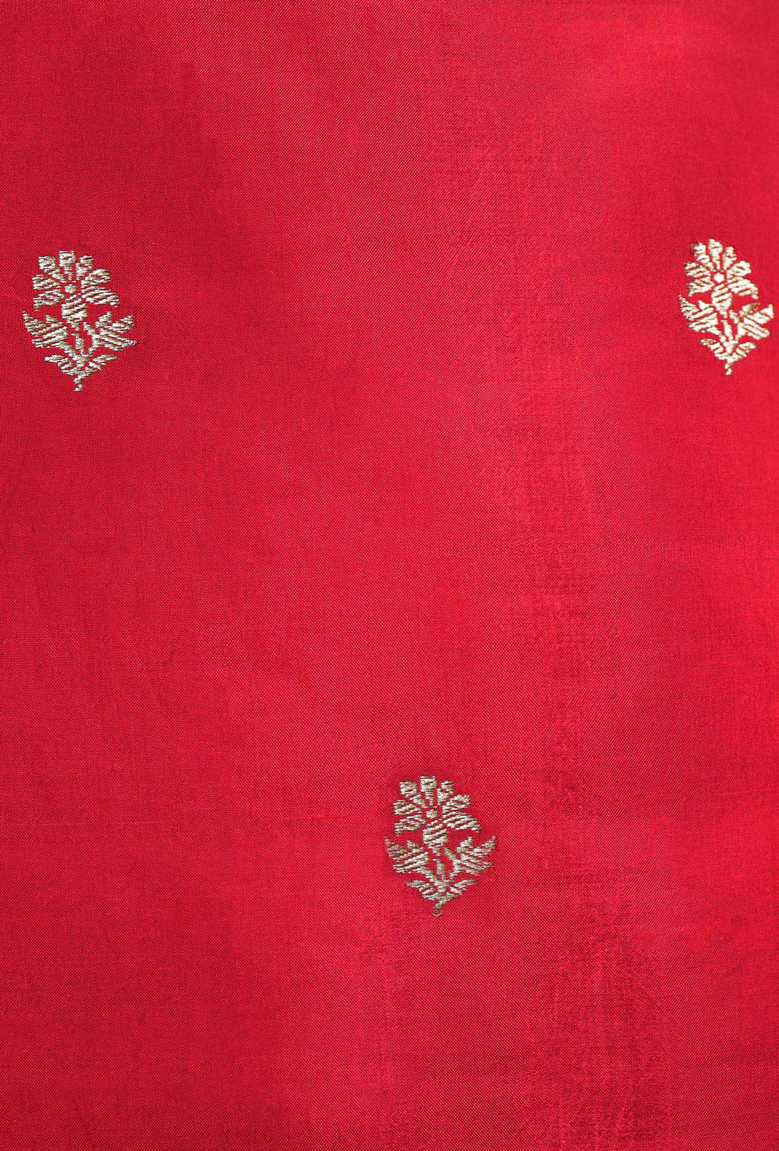 Red Silk Suit Set