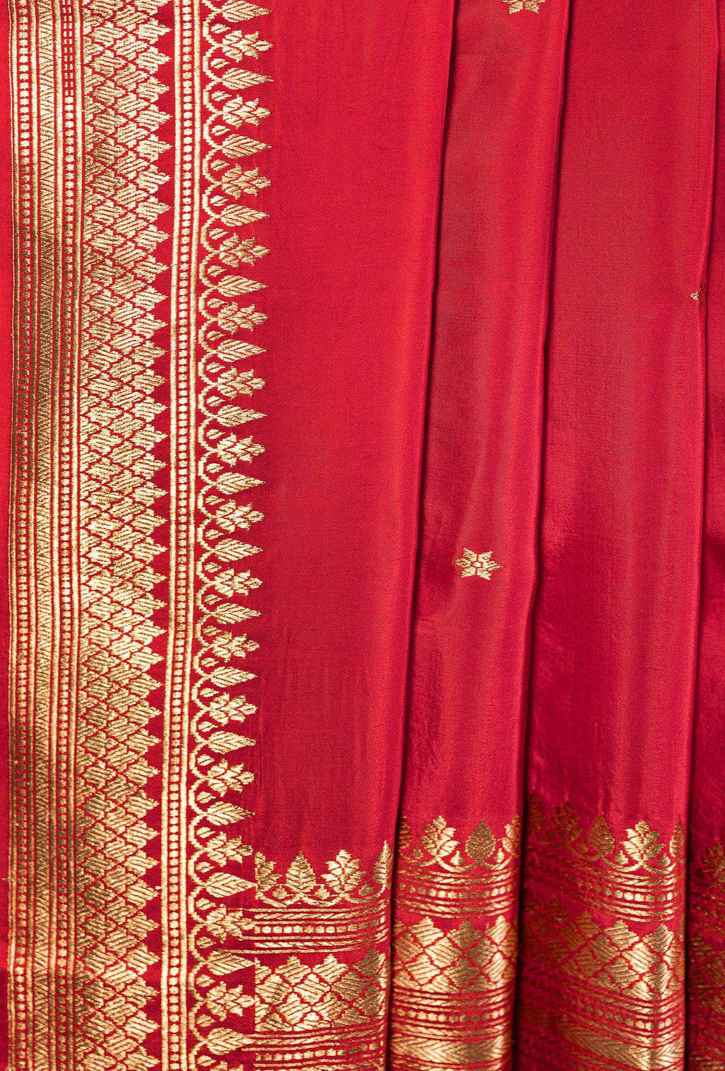 Red Silk Suit Set