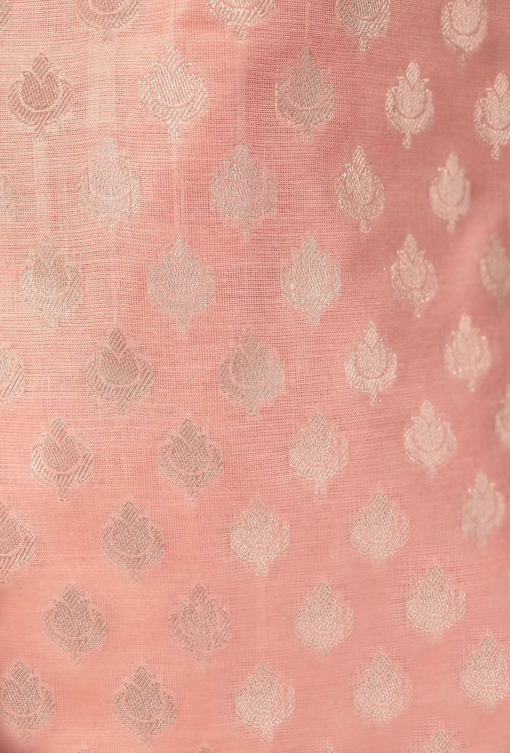 Peach Banarasi Chanderi 3-Piece Designer Suit for Women