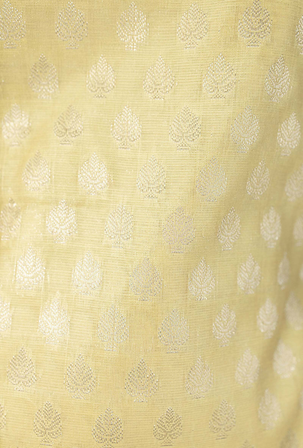 Lemon Radiance Chanderi Banarasi Suit Piece