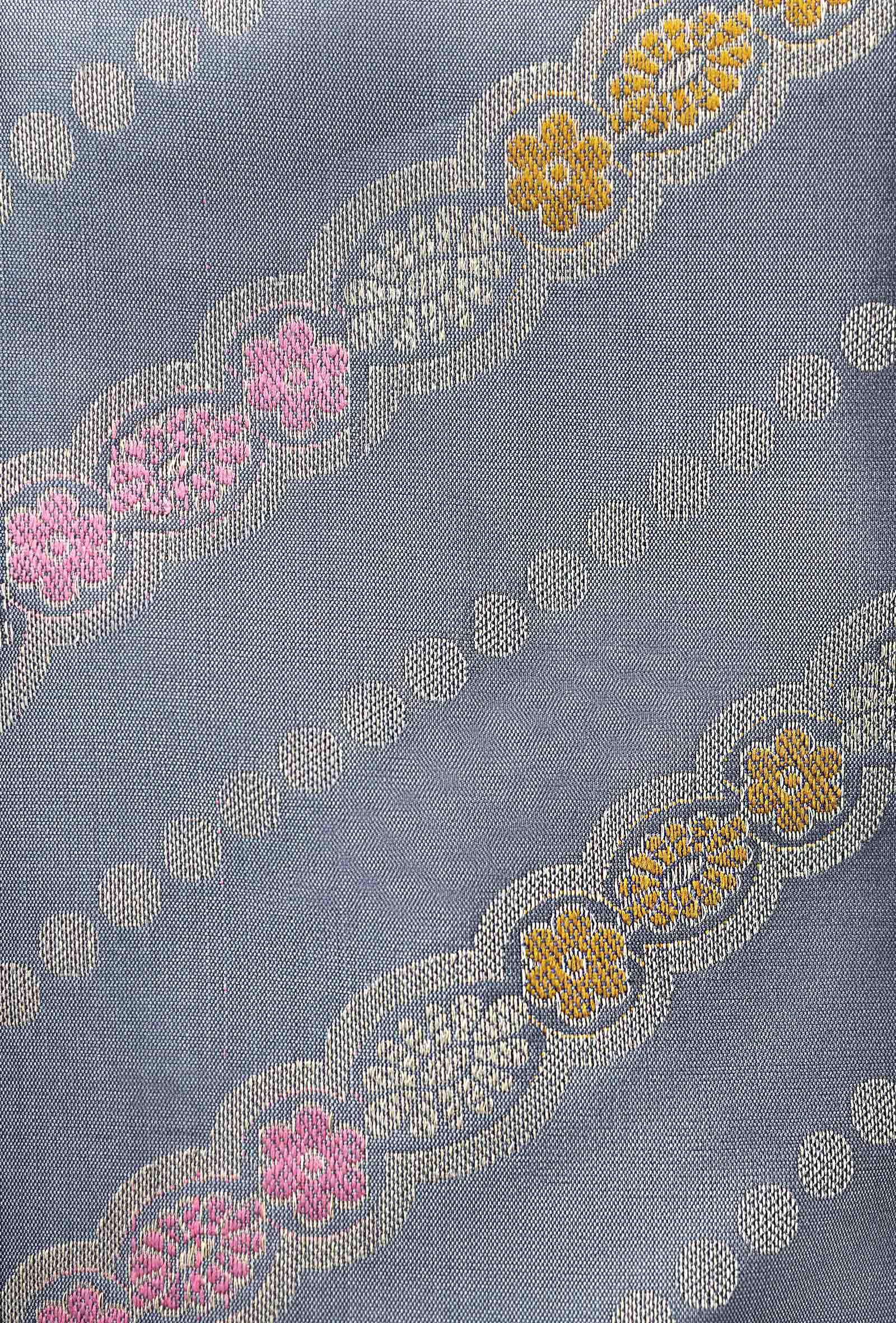 Grey & Green Banarasi Silk 3-Piece Suit Set
