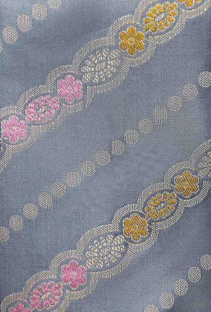 Grey & Green Banarasi Silk 3-Piece Suit Set