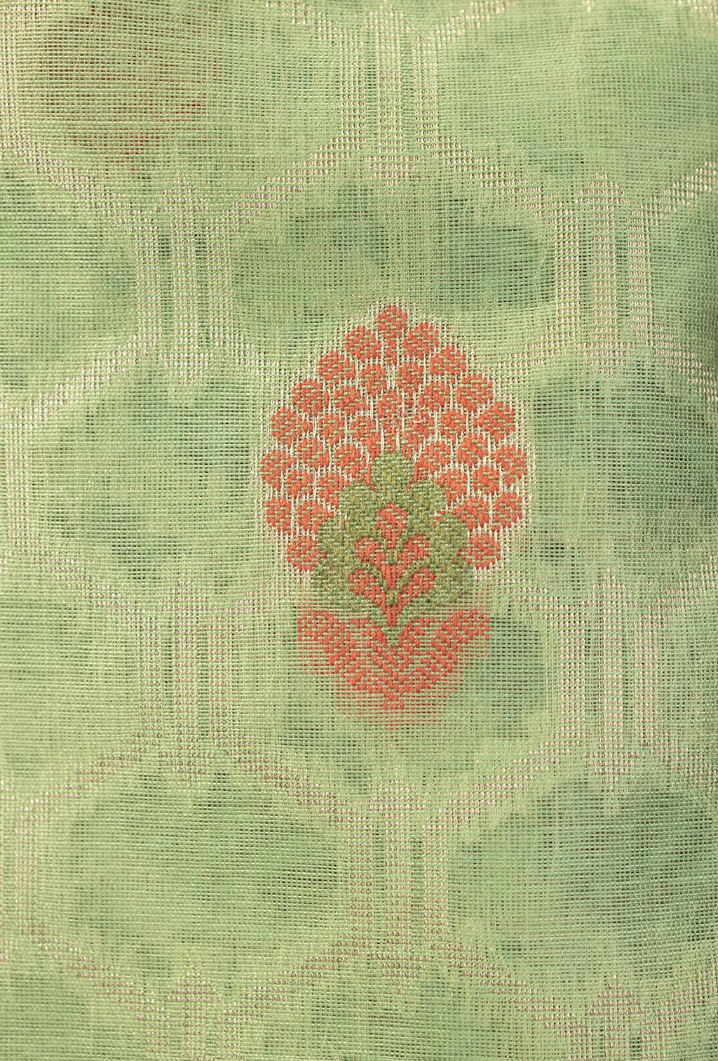 Emerald Bloom Banarasi Chanderi Suit Set