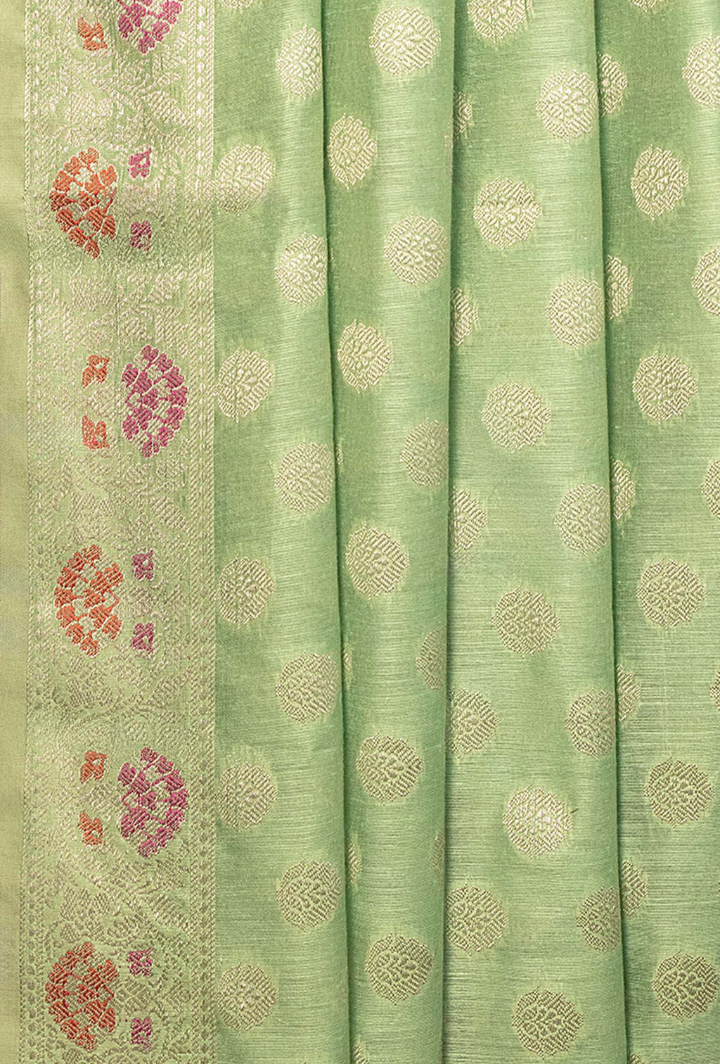 Emerald Bloom Banarasi Chanderi Suit Set