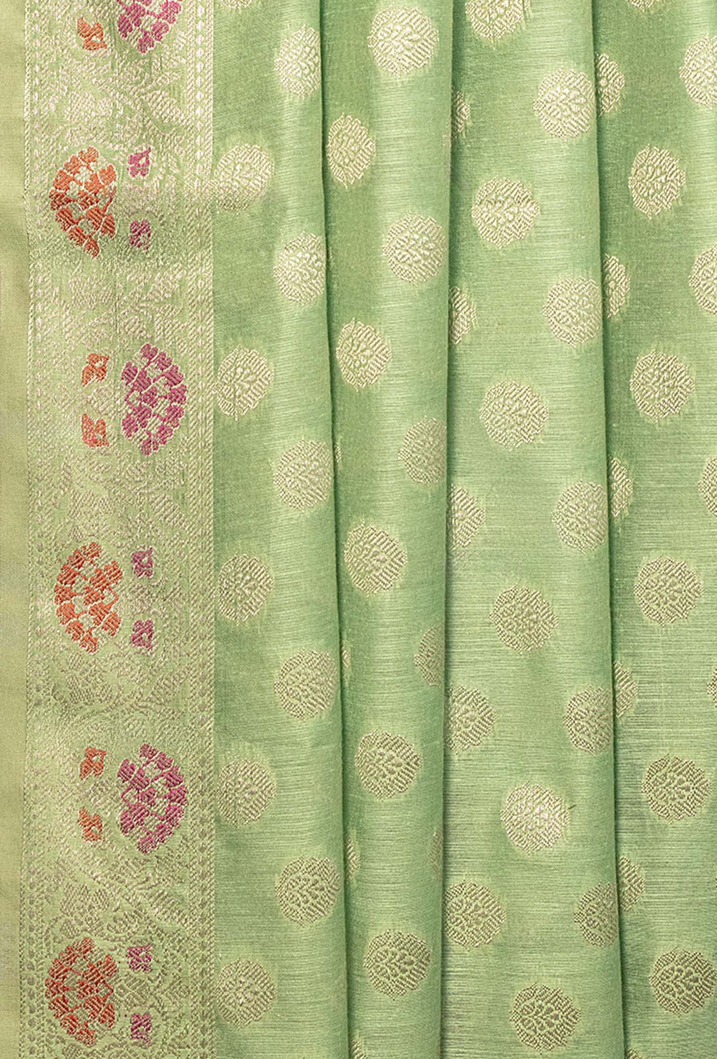 Emerald Bloom Banarasi Chanderi Suit Set