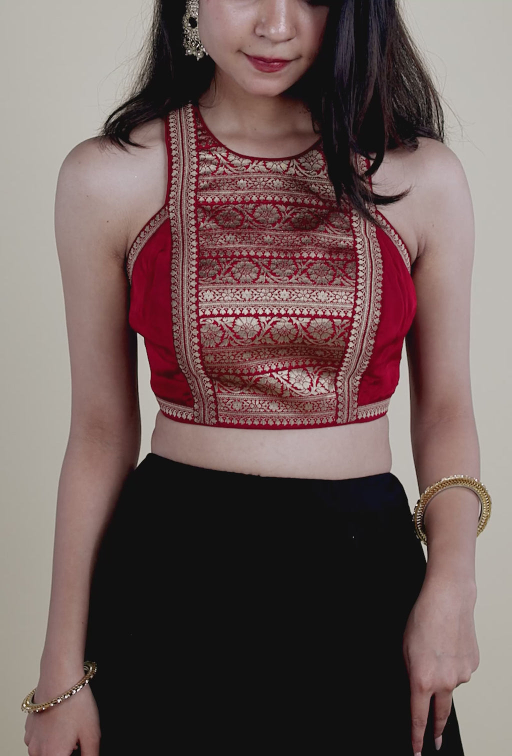 Pure Banarasi Zari Work Blouse