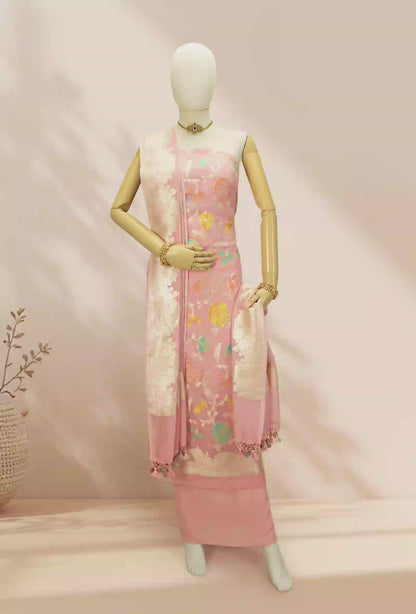 Baby Pink Georgette Suit Set