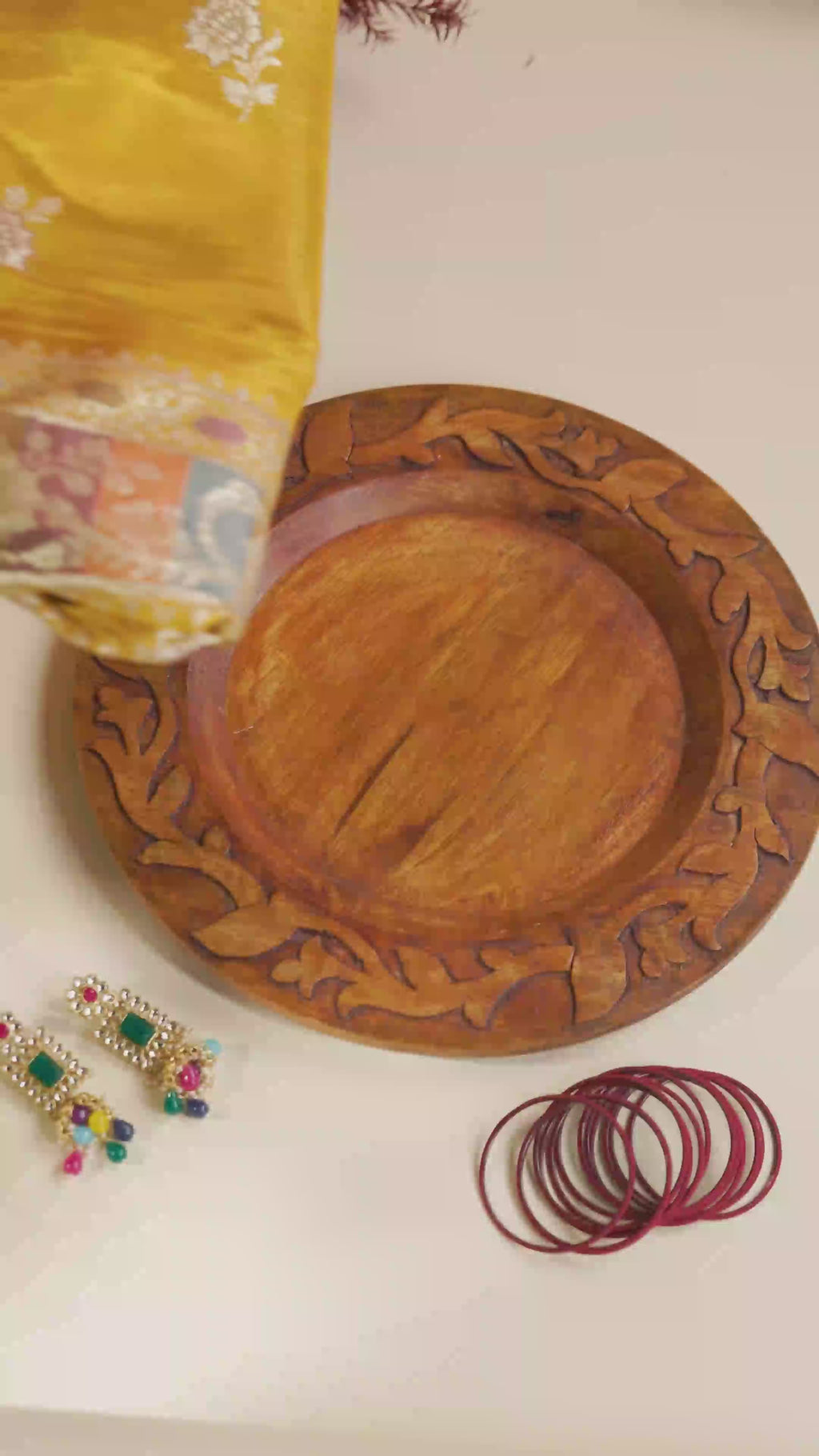 Embroidered Kurta Set with Artisanal Yoke