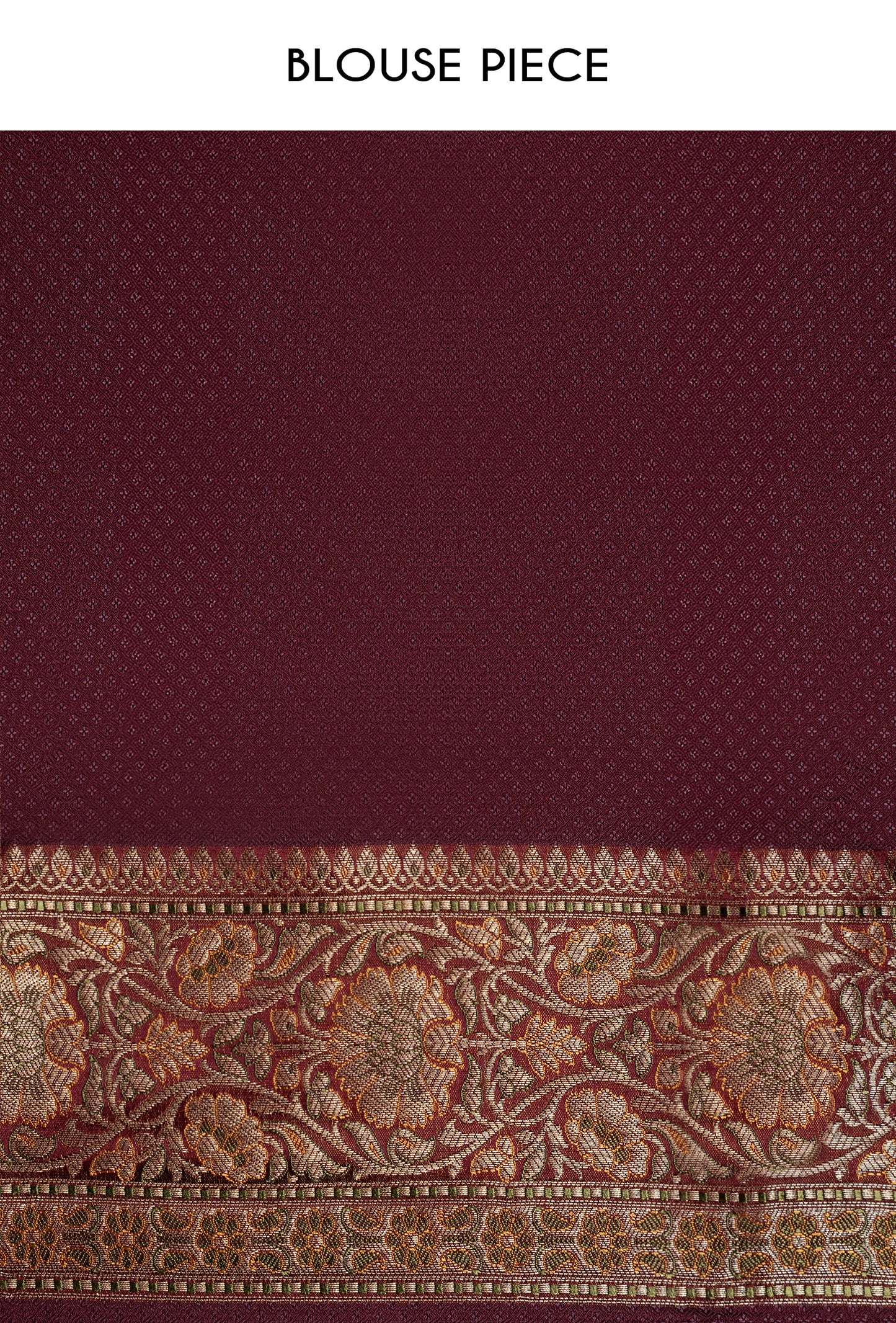 Patola Saree In Wine Brown With Exquisite Floral Work